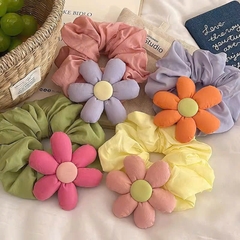 Buộc Tóc Scrunchies, Dây Buộc Tóc Hoa, Dây Buộc Tóc Đuôi Ngựa Đàn Hồi Cao Cấp Nhẹ Nhàng Thời Trang Dành Cho Nữ
