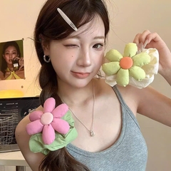 Buộc Tóc Scrunchies, Dây Buộc Tóc Hoa, Dây Buộc Tóc Đuôi Ngựa Đàn Hồi Cao Cấp Nhẹ Nhàng Thời Trang Dành Cho Nữ