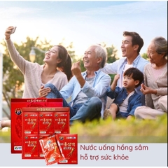 Nước Uống Hồng Sâm SamJin Red Ginseng Drink Gold Royal 70ml x 30 Gói Hàn Quốc
