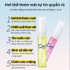 Xịt Thơm Miệng SUNSTAR Ora2 Giữ Hơi Thở Thơm Mát Có Nhiều Hương Giao Ngẫu Nhiên