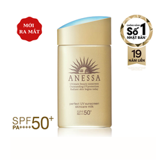 Sữa chống nắng dưỡng da Anessa Perfect UV Sunscreen Skincare Milk 60ml Nhật Bản