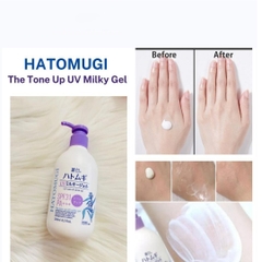 Sữa Dưỡng Thể Hatomugi Nâng Tông Da, Chống Nắng 250ml UV Care & Tone Up SPF31 PA+++