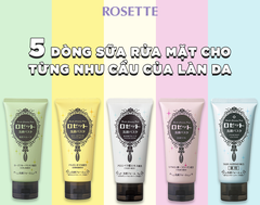 Sữa Rửa Mặt Rosette Cho Từng Làn Da Face Wash Pasta Acne Clear 120g