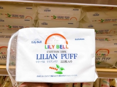 Bông Tẩy Trang Lily Bell Suzuran Lilian Puff Cotton 222 Miếng