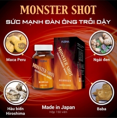 Viên Uống Tăng Cường Sinh Lý MONSTER SHOT FUJINA Nhật Bản 150 Viên