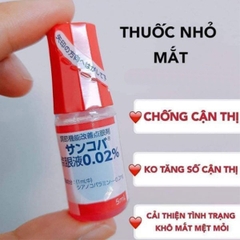 Nhỏ Mắt Chống Cận Thị Sancoba 0.02% 5ml Nội Địa Nhật Bản