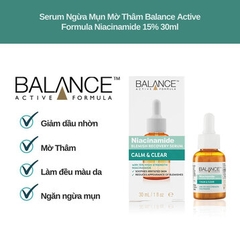 Tinh Chất Balance Active Formula Ngừa Mụn Mờ Thâm 30ml Niacinamide 15% Blemish Recovery Serum