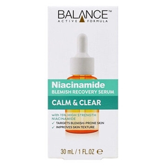 Tinh Chất Balance Active Formula Ngừa Mụn Mờ Thâm 30ml Niacinamide 15% Blemish Recovery Serum