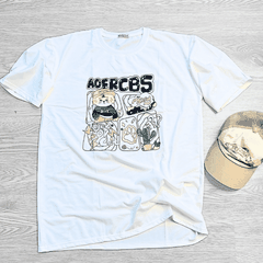 MS001 - MS006 Áo Thun Unisex Nam Nữ, Áo Thun Form Rộng Thời Trang In Hình Dễ Thương Freesize