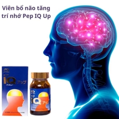 Viên Uống Bổ Não Hỗ Trợ Tăng Cường Trí Nhớ Pep IQ Up Inter Techno Nhật Bản 150 Viên