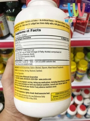 Viên uống Fish oil Omega 3 1.000mg Kirkland 400 viên chính hãng của Mỹ
