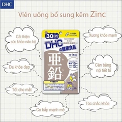 Combo Viên Uống DHC Mùi Hương Nồng Say 30 Ngày (Kẽm 30 Viên & Hoa Hồng 60 Viên)