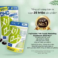 Combo Viên Uống DHC Da Khoẻ Dáng Xinh 30 Ngày (Collagen 180 Viên & Melilot 60 Viên)