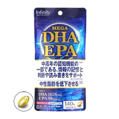 Viên Uống Bổ Não Bổ Sung Mega DHA & EPA Infinity 20 Ngày 140 Viên