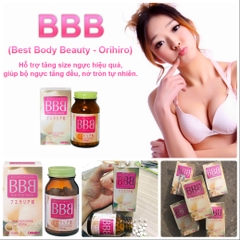 Viên uống hỗ trợ nở ngực Orihiro BBB Best Body Beauty 300 viên