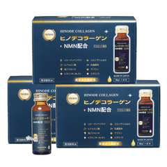 Combo 3 Hộp Nước Uống Đẹp Da Collagen Hinode Collagen NMN Premium - Hộp 10 Lọ x 50ml