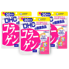 Combo 3 Gói Viên Uống Đẹp Da Chống Lão Hóa DHC Collagen Nhật Bản 30 Ngày