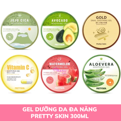 Gel Dưỡng Da Đa Năng PRETTYSKIN SOOTHING GEL 300ML Hàn Quốc