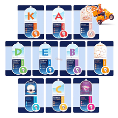 Mặt Nạ Giấy Foodaholic Essential Mask Cung Cấp VItamin Và Dưỡng Chất Cho Da, Chăm Sóc Da Toàn Diện 23g Hàn Quốc