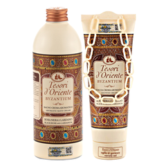 Combo Sữa Tắm Hương Nước Hoa Cao Cấp Tesori d'Oriente Hy Lạp Cổ Đại (Chai 500ml - Tuýp 250ml)