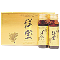 Yoho Mekabu Fucoidan Dạng Nước Hỗ Trợ Điều Trị Ung Thư Nhật Bản Hộp 10 Chai x 50ml - Nội Địa Nhật Bản