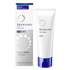 Sữa Rửa Mặt Trắng Da, Hỗ Trợ Mờ Nám Transino Clear Wash 100g