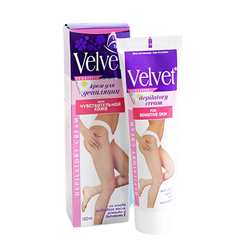 Kem Tẩy Lông Velvet Sensitive Nga 100ml - Tẩy Lông An Toàn, Hiệu Quả Cho Mọi Loại Da, Da Nhạy Cảm