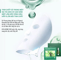 Lẻ 1 miếng mặt nạ dưỡng trắng da, chống lão hóa, dưỡng ẩm Weilaiya tinh chất hoa hồng, cỏ phục sinh 28ml