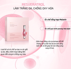 Lẻ 1 miếng mặt nạ dưỡng trắng da, chống lão hóa, dưỡng ẩm Weilaiya tinh chất hoa hồng, cỏ phục sinh 28ml