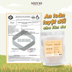Combo Sữa rửa mặt Senka sạch sâu sáng da (trắng) & Bột cám gạo nguyên chất Mizuki trắng da bật tone