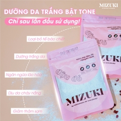Combo 3 Túi Bột Đậu Đỏ Nguyên Chất Mizuki Tẩy Tế Bào Chết, Dưỡng Trắng Da, Se Khít Lỗ Chân Lông
