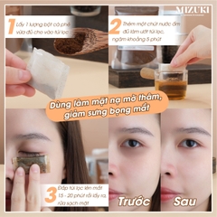 Bột Cà Phê Nguyên Chất MIZUKI dưỡng sáng da, mờ thâm, tẩy tế bào chết, chống lão hóa