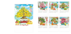 Lịch lò xo 7 tờ 2026-HT