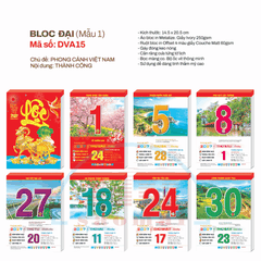 Lịch bloc đại 2027-ĐVA