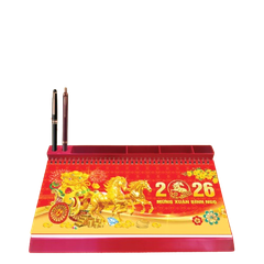 Lịch bàn 52 tuần đế nhựa 2026-V