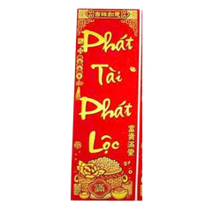 Tết - Liễn Nhung - 6x19cm-KTN