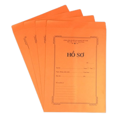 Bao hồ sơ A4 vàng/cam F100-SM/NY (Cái)