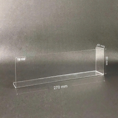 Kệ mica chữ L Enter TB102 270x40x80mm mica dày 2mm-SM