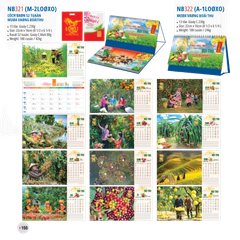 Lịch bàn 2 lò xo 2026-NB