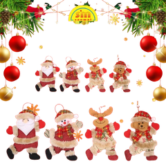 Noel-Mút nỉ trang trí 18cm-JC