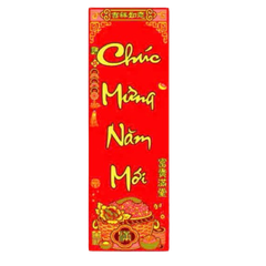 Tết - Liễn Nhung - 6x19cm-KTN