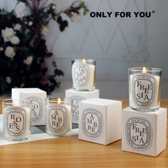 Nến thơm trắng hủ thủy tinh 100g-BL