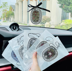 Combo 5 miếng thơm treo Molly/Labubu/Diptyque-BL
