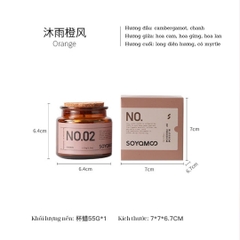 Nến thơm SOYAMOO Fragrance Archive 55g - Or - Teak Tobacco