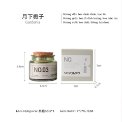 Nến thơm SOYAMOO Fragrance Archive 55g - Or - Teak Tobacco