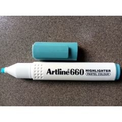 Dạ quang Artline Pastel 660 xanh-PM