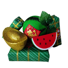 Tết - Bộ dưa hấu bánh chưng 20cm-CB