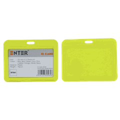 Bảng tên Enter BT061 5.4x8.6cm 1 mặt ngang x.lá nhạt-SM