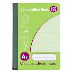 Sổ KLong A7 kẻ ngang TP3303 (200 trang)-KL