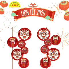 Tết-Set quạt giấy lân-QSN